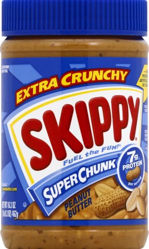 SKIPPY SUPER CHUNK Extra Crunchy Peanut Butter Spread