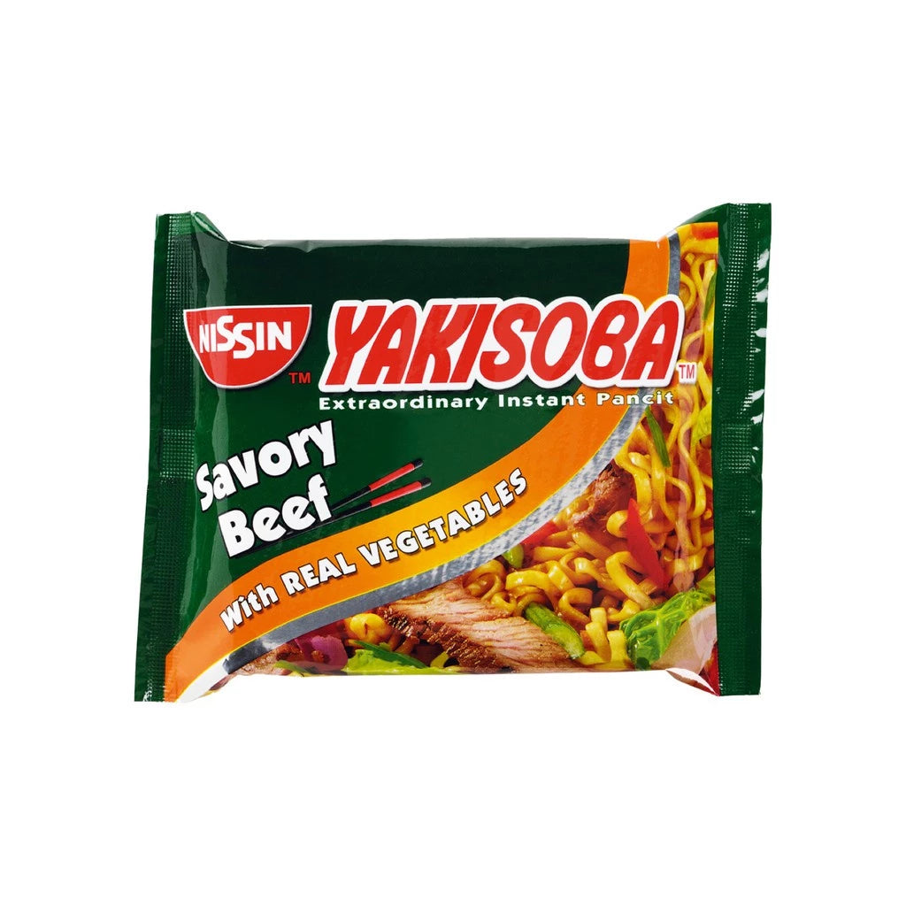 Nissin Yakisoba Pouch Savory Beef