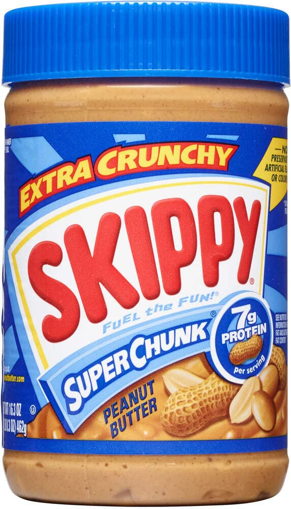 SKIPPY SUPER CHUNK Extra Crunchy Peanut Butter Spread