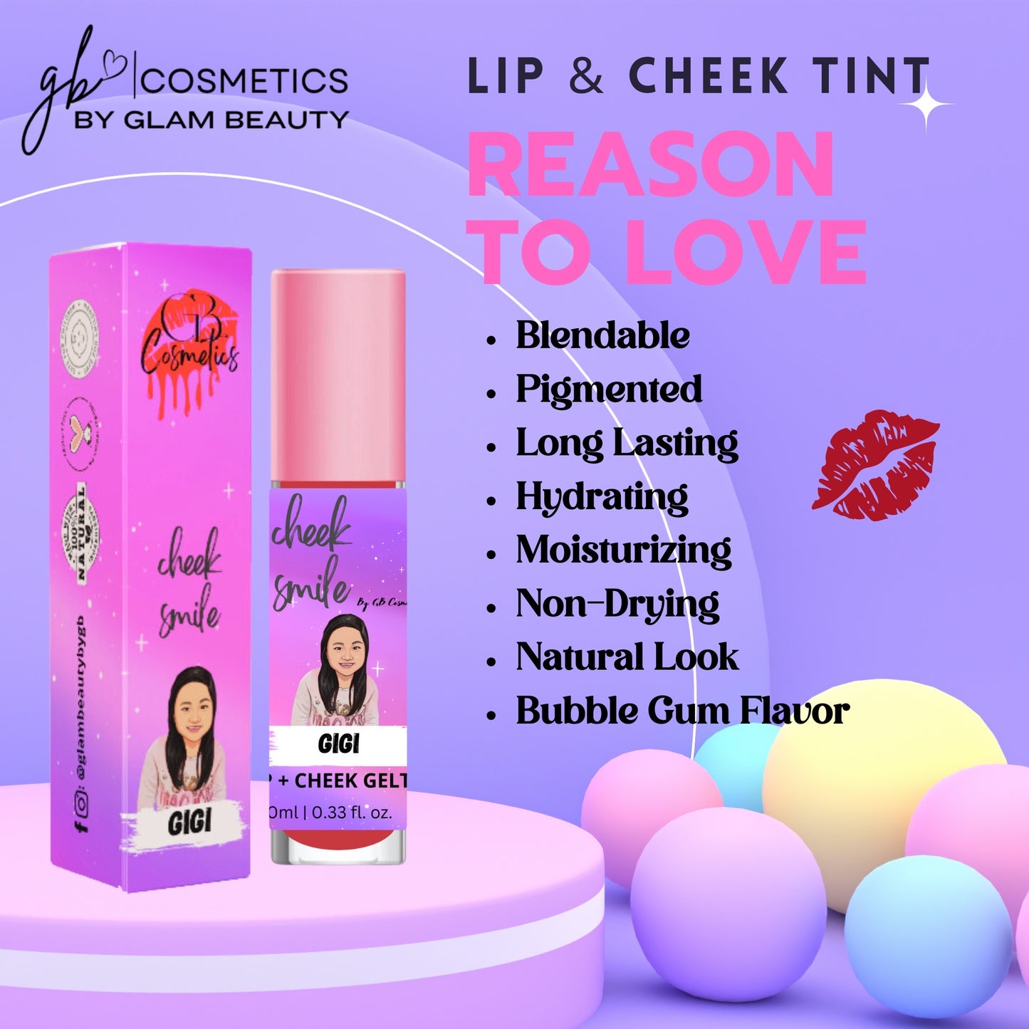 Cheek Smile by GB Cosmetics - 10ml