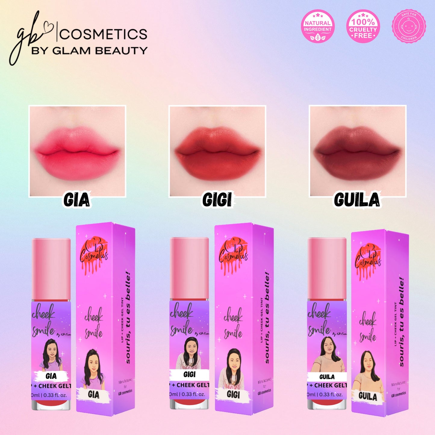 Cheek Smile by GB Cosmetics - 10ml