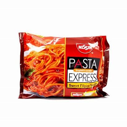 Nissin Pasta Spaghetti Express Sweet Filipino Style 60gram