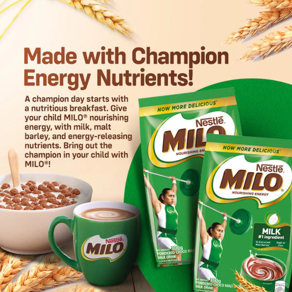 Milo Powdered Choco Malt Milk Drink 300g