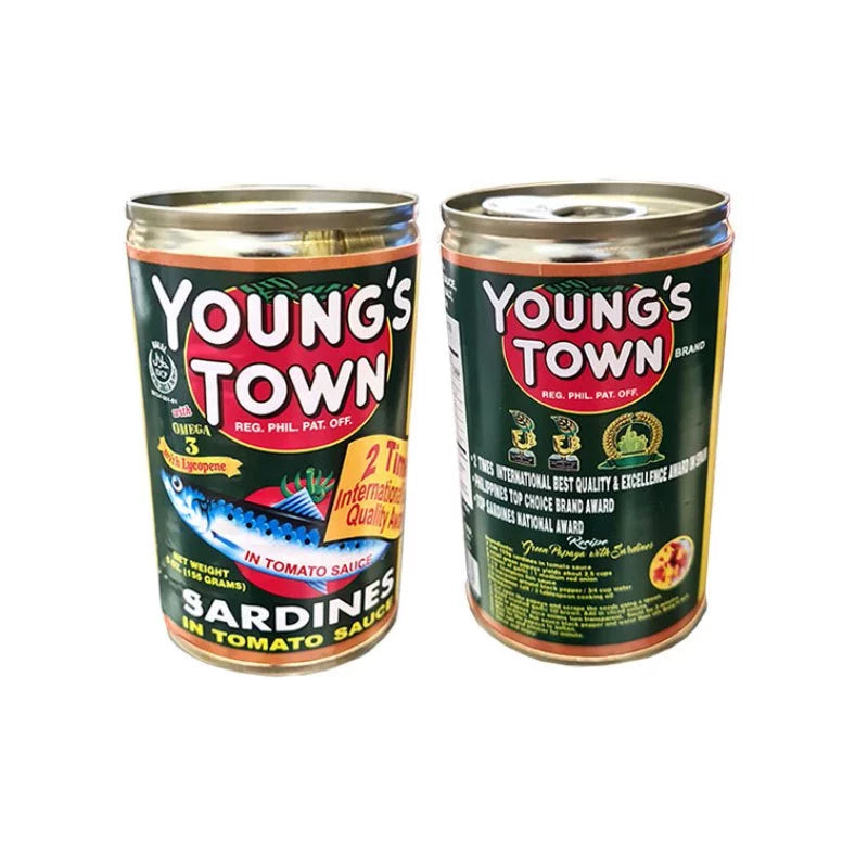 Young's Town Sardines in Tomato Sauce, 155 g