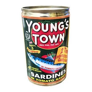 Young's Town Sardines in Tomato Sauce, 155 g