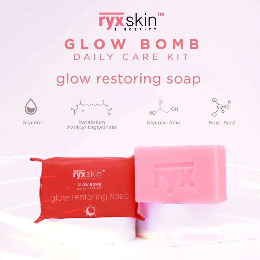 Ryxskin Sincerity Glow bomb Daily Facial Kit